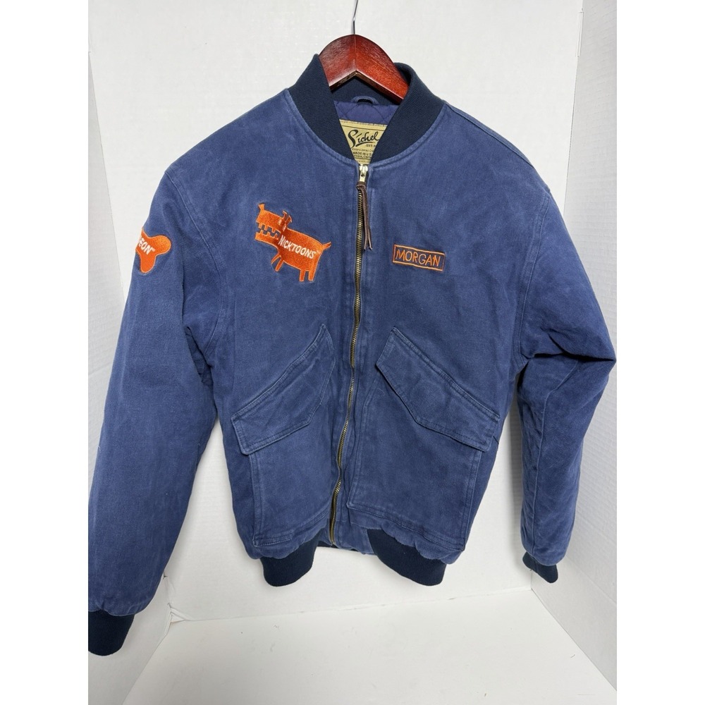 VTG 2000s Nickelodeon Nicktoons Crew Bomber Jacket 24"" x 21" XS